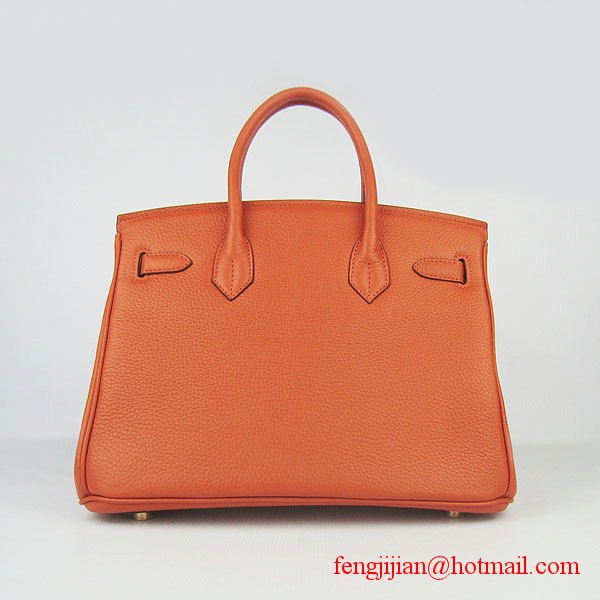 Hermes Birkin 30cmTogo Bag Light Orange 6088